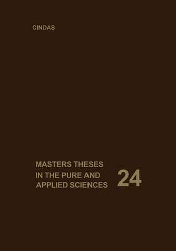 Cover image for Masters Theses in the Pure and Applied Sciences: Accepted by Colleges and Universities of the United States and Canada. Volume 24