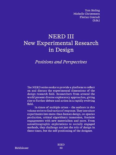 Cover image for NERD III - New Experimental Research in Design