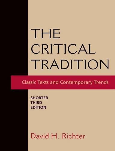 Cover image for The Critical Tradition: Shorter Edition
