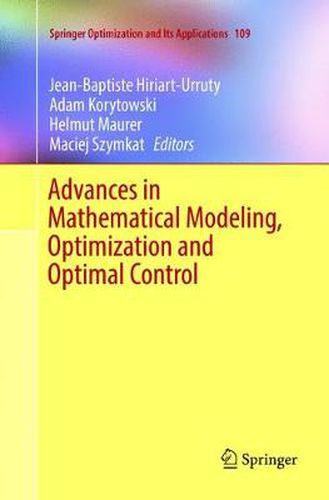 Cover image for Advances in Mathematical Modeling, Optimization and Optimal Control