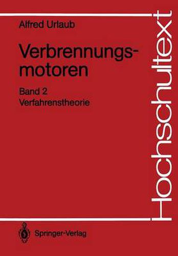 Cover image for Verbrennungsmotoren: Verfahrenstheorie