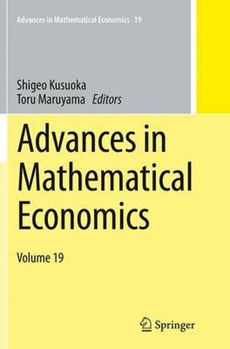 Cover image for Advances in Mathematical Economics Volume 19