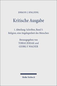 Cover image for Kritische Ausgabe: 1. Abteilung: Schriften. Band 5: Religion, eine Angelegenheit des Menschen