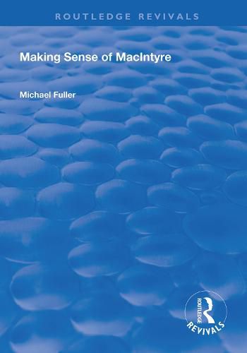 Cover image for Making Sense of MacIntyre