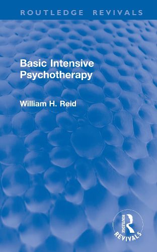 Cover image for Basic Intensive Psychotherapy