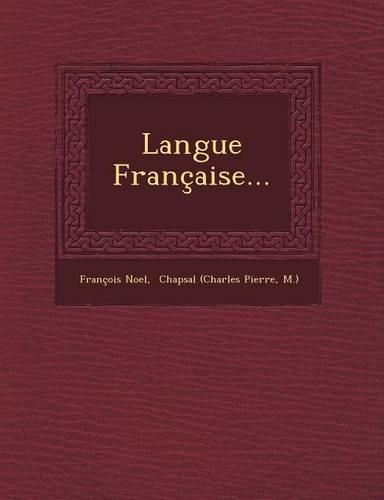 Cover image for Langue Francaise...