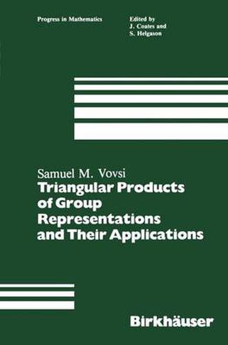 Cover image for Triangular Products of Group Representations and Their Applications