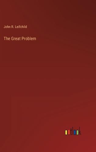 Cover image for The Great Problem