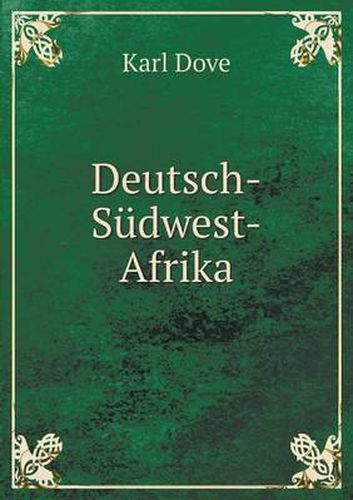 Cover image for Deutsch-Sudwest-Afrika