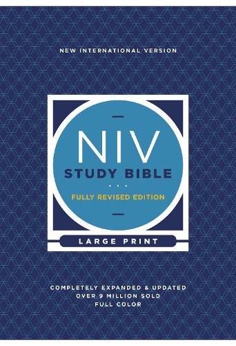 NIV Study Bible, Fully Revised Edition, Large Print, Hardcover, Red Letter, Comfort Print