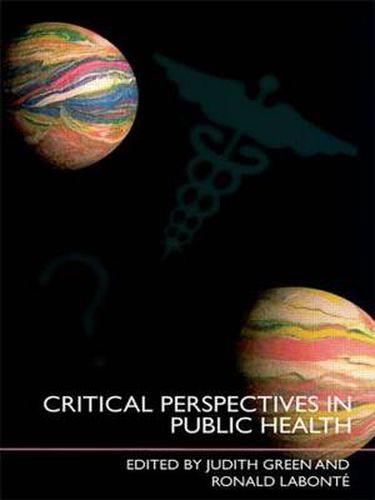 Cover image for Critical Perspectives in Public Health