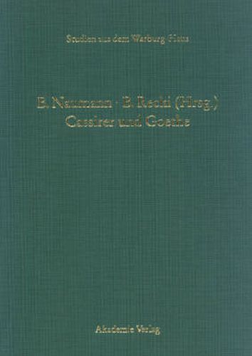 Cover image for Cassirer und Goethe