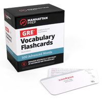 Cover image for 500 Advanced Words: GRE Vocabulary Flashcards