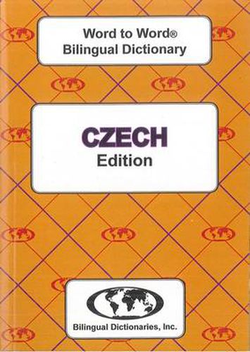 Cover image for English-Czech & Czech-English Word-to-Word Dictionary