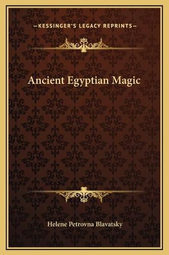 Cover image for Ancient Egyptian Magic