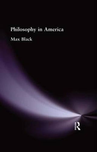 Cover image for Philosophy in America