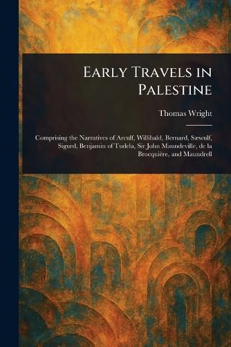 Cover image for Early Travels in Palestine