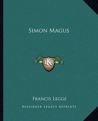 Cover image for Simon Magus