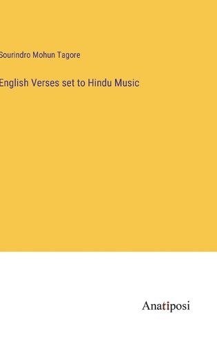 Cover image for English Verses set to Hindu Music