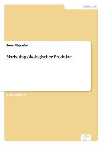 Cover image for Marketing oekologischer Produkte