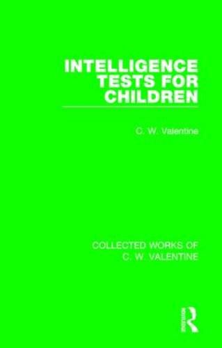 Cover image for Intelligence Tests for Children