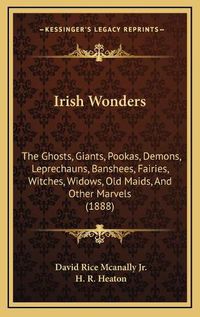 Cover image for Irish Wonders: The Ghosts, Giants, Pookas, Demons, Leprechauns, Banshees, Fairies, Witches, Widows, Old Maids, and Other Marvels (1888)