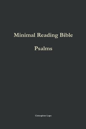 Cover image for Minimal Reading Bible: Psalms