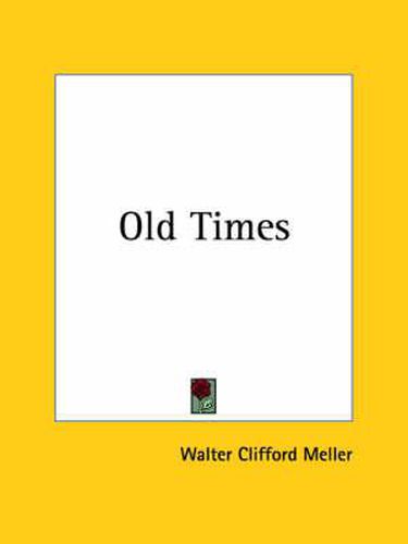 Cover image for Old Times