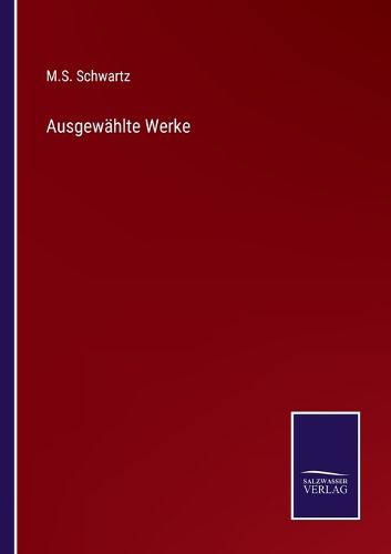 Cover image for Ausgewahlte Werke