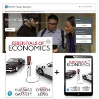 Cover image for Essentials of Economics + MyLab Economics with Pearson eText