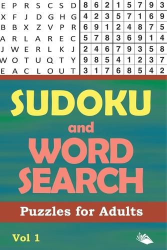 Cover image for Sudoku and Word Search Puzzles for Adults Vol 1