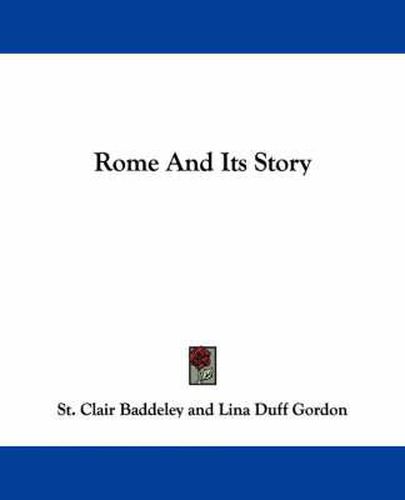 Cover image for Rome and Its Story