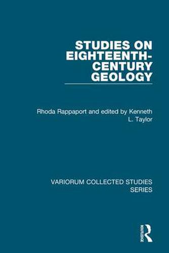 Cover image for Studies on Eighteenth-Century Geology