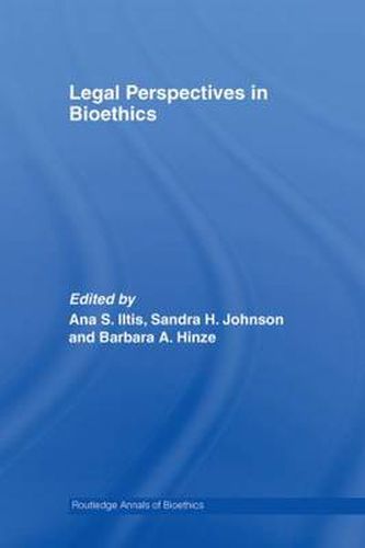 Cover image for Legal Perspectives in Bioethics