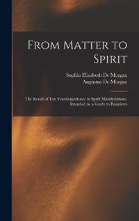 Cover image for From Matter to Spirit