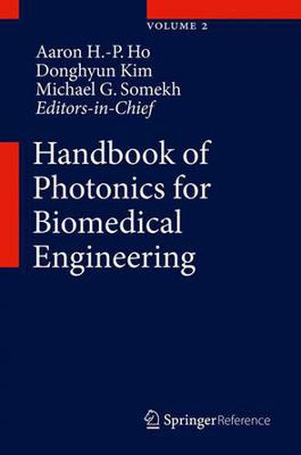 Cover image for Handbook of Photonics for Biomedical Engineering