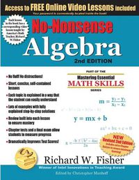 Cover image for No-Nonsense Algebra, 2nd Edition: Part of the Mastering Essential Math Skills Series