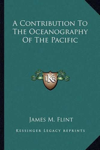 Cover image for A Contribution to the Oceanography of the Pacific