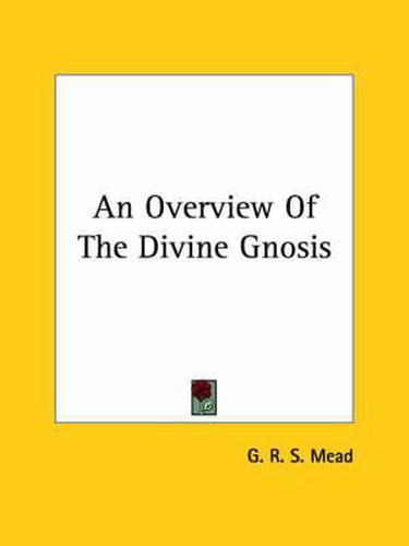 Cover image for An Overview of the Divine Gnosis