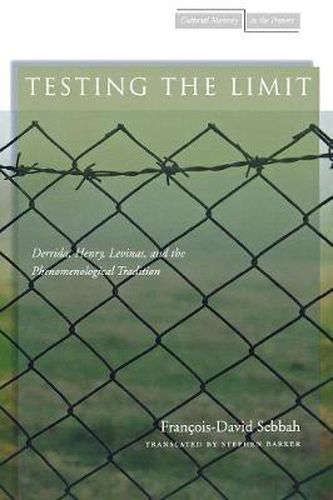 Cover image for Testing the Limit: Derrida, Henry, Levinas, and the Phenomenological Tradition