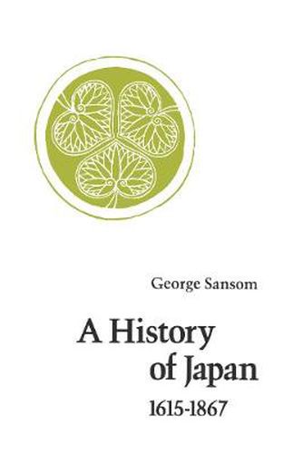 Cover image for A History of Japan, 1615-1867