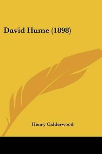 Cover image for David Hume (1898)