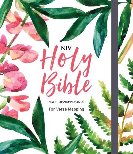 Cover image for NIV Bible for Journalling and Verse-Mapping: Floral