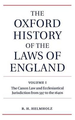 Cover image for The Oxford History of the Laws of England