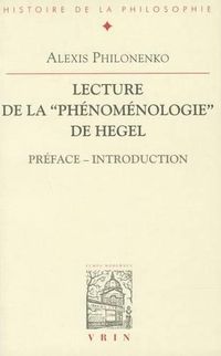 Cover image for Lectures de la Phenomenologie de Hegel: Preface - Introduction