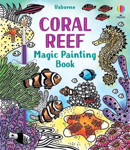 Cover image for Coral Reef Magic Painting Book