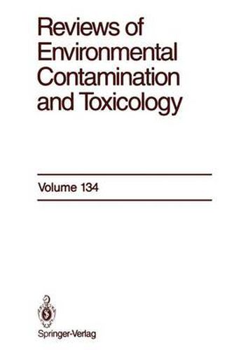 Cover image for Reviews of Environmental Contamination and Toxicology: Continuation of Residue Reviews