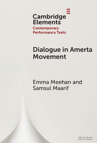Cover image for Dialogue in Amerta Movement