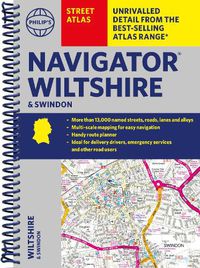 Cover image for Philip's Navigator Street Atlas Wiltshire and Swindon