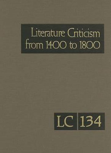 Cover image for Literature Criticism from 1400 to 1800